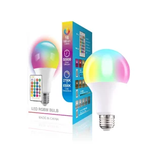 RGB RGBW Smart LED Bulb Color Changing Remote Control