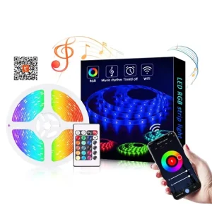 RGB Smart WiFi IP65 60 LEDs/m Flexible Waterproof Music-Sensing LED Strip Light