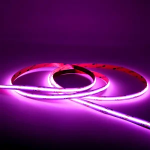RGBCCT COB LED Strip Light 24V Tunable White RGB Color Changing Flexible Tape for Bedroom or Gaming Room