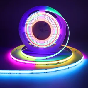 RGBCCT-IC COB Addressable LED Strip Light WS2805 DMX512 Wi-Fi Control Linear Lighting