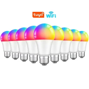 RGBCW 2700-6500K CCT Dimmable Wireless Smart Bulb E26 E27 B22 WiFi