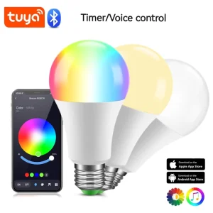 RGBCW Smart LED Bulb B22 E27 E26 9W 10W 15W Alexa Voice Control