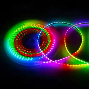 RGBIC COB LED Strip Light 5V 5mm 160 LEDs Color-Changing Flowing Effect Flexible