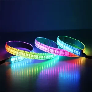 RGBIC WS2812 Ws2812b DC5V RGB Addressable LED Light Strip 144leds 5V 12mm Flexible Led Smart Strip Lights
