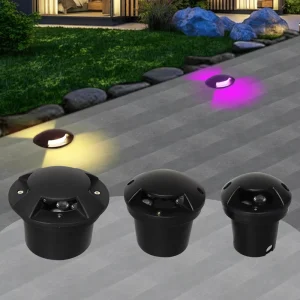 RGBW Chasing Color Smart APP-Controlled Sidewalk Inground Deck Light