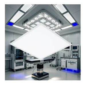 RGBW Flat LED Ceiling Panel Light, CCT Selectable, Back-Lit, SMD2835, Dimmable, Indoor Hospital Use