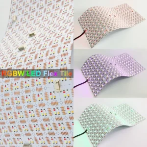 RGBW LED Panel Light Ceiling Tile with 800 LEDs DC24V 480x240mm Flexible Commercial Billboard Light