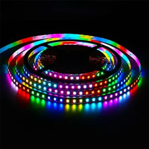 RGBW SPI SK6812 12V 24V LED Strip 96 LEDs/m Remote-Controlled RGB Smart Digital Pixel Addressable Copper Body