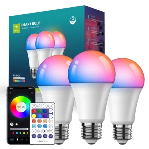 RGBW Smart LED Light Bulb App Control
