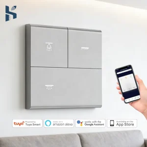 RS485 Smart Wall Switch RCU Hotel Control Remote 1/2/3/4-Gang Light Switch