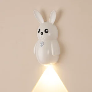 Rabbit Wireless Magnetic Motion Sensor USB Rechargeable Night Light for Bedside and Stairs