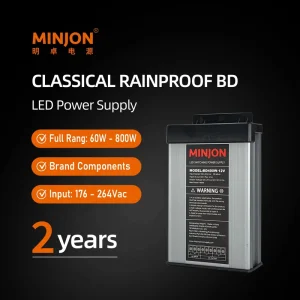 Rainproof 12V 400W Single Output IP45 LED Power Supply Outdoor Transformer for Flood Light and Street Light