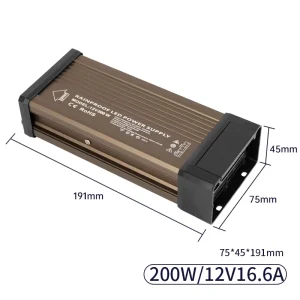 Rainproof AC to DC 12V LED Driver Multi Protections 60W 100W 150W 200W 300W 400W 500W 600W 700W SMPS