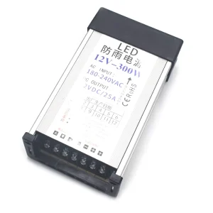 Rainproof Power Supply IP65 25A LED 12V 300W 220V AC to DC 12V Transformer for LED Lights