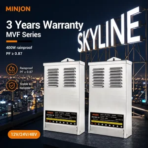 Rainproof SMPS Switching Power Supply AC 200-240V to DC 24V LED Driver Constant Voltage