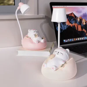 Reading Desk Lamp and Feeding Desk Lamp Three Levels of Brightness Large Battery Life Multi functional Desk Lamp
