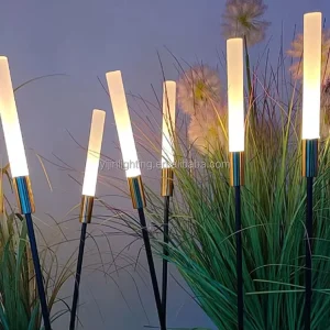 Ready to Ship Solar Powered NI MH AA Outdoor LED Reed Lights for Garden