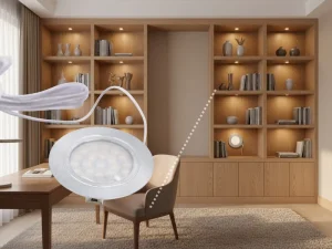 Recessed Aluminum Cabinet LED Downlight for Kitchen Cabinets Shelves Furniture Display 5046-41