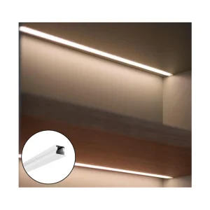 Recessed LED Aluminum Profile with PC Diffuser for Cabinet Shelf LED Strip Light