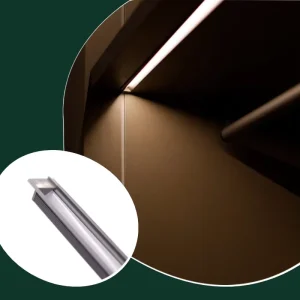Recessed LED Cabinet Light with Motion Sensor, Dimmable, Plastic Shade, Closet, Wardrobe, Bookcase, Display, YB1013-22