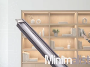 Recessed Linear LED Light with Aluminum and Plastic Shade for Closet, Cabinet, and Bookcase YB1013-25