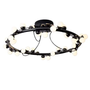 Recessed Modern Metal LED Ceiling Light with IP68 Rating Ring Frame Design for Living Room