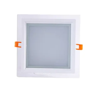Recessed Round Square Glass LED Panel Downlight 6W 9W 12W 18W 24W