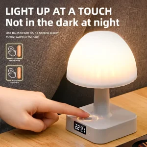Rechargeable 3-Color LED Camping Lantern Portable Desk Lamp & Night Light Dimmable USB Light for Outdoor Home Emergency
