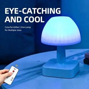 Rechargeable 3-Color LED Emergency Lamp Portable Camping Lantern & Night Light Dimmable Desk Light with USB Charging