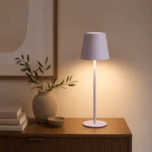 Rechargeable Cordless LED Metal Table Lamp with Touch Control 3 Color Modes Stepless Dimming for Bedroom Restaurant Cafe