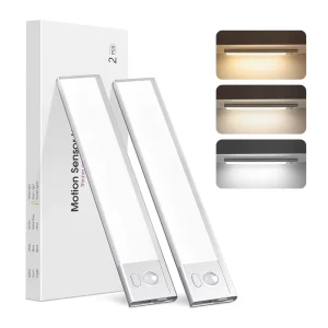 Rechargeable Cordless Magnetic Wardrobe Light, Adhesive, with Motion Sensor