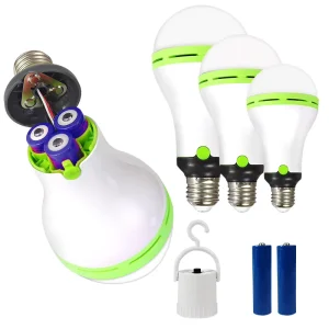 Rechargeable Emergency Smart LED Bulb E27 7W 9W 12W 15W 18W 28W with Battery