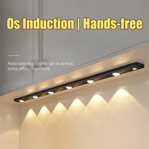 Rechargeable Human Body Sensing LED Motion Sensor Cabinet Wall Mounted Night Light