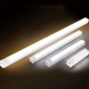 Rechargeable LED Cabinet Light 10cm 20cm 30cm 50cm Wireless Motion Sensor Night Light for Kitchen Cabinet
