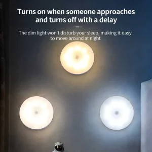 Rechargeable LED Closet Light Motion Sensor High CRI 90 Magnetic Wireless Cabinet Light for Kitchen and Living Areas