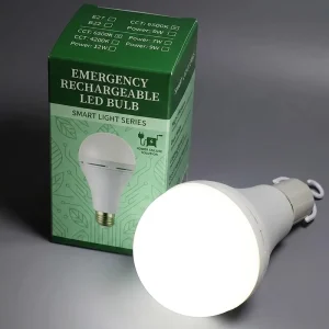Rechargeable LED Emergency Bulb for Indoor and Outdoor Use