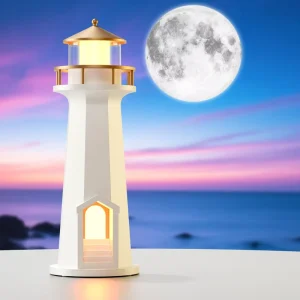 Rechargeable LED Moon Lamp Projector with App Control and Wireless Charging for Bedroom
