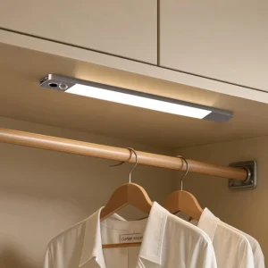 Rechargeable LED Motion Sensor Light Dimmable Stair Lamp for Cabinets Kitchen Bedside Reading