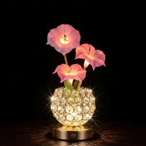 Rechargeable LED Night Light Table Lamp with Adjustable Brightness and Touch Sensor