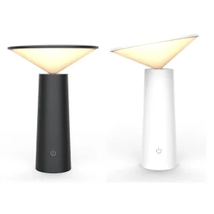 Rechargeable Lithium Battery Operated LED Desk Lamp Mini Night Light Table Lamp with Color Temperature and Brightness Adjustable