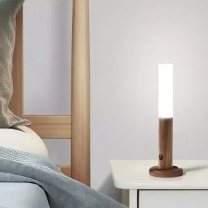 Rechargeable Magnetic Wall Light with Motion Sensor for Bedroom or Stairway