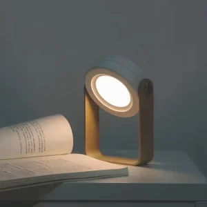 Rechargeable Portable LED Night Light with Soft Eye-Caring Glow, Touch Control and Adjustable Brightness