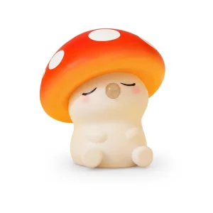 Rechargeable Silicone Mushroom Night Light Warm White LED Dimmable Tap Control Type C Charging for Kids Bedroom Nursery Gift