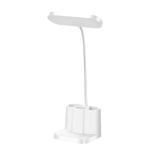Rechargeable Table Lamp Eye Caring Desk Lamp With Pen Holder Study Lamp for Students