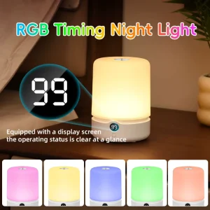 Rechargeable Warm White LED Touch Control Desk Lamp Bedside Table Light