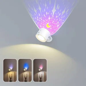 Rechargeable Wireless Battery Operated Wall Lights with 3 Color Temperatures Dimmable Brightness Picture Lamps for Home Decor