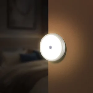 Rechargeable Wireless Motion Sensor LED Night Light for Bedroom, Home, and Kitchen Closet Cabinet Light
