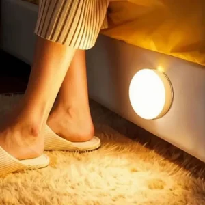 Rechargeable Wireless Motion Sensor LED Night Light for Bedroom, Kitchen, and Cabinet