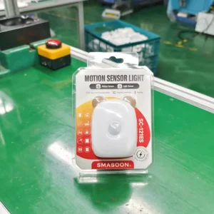 Rechargeable Wireless Stick-On LED Night Light with Motion Sensor for Cabinet Stairs and Bedroom