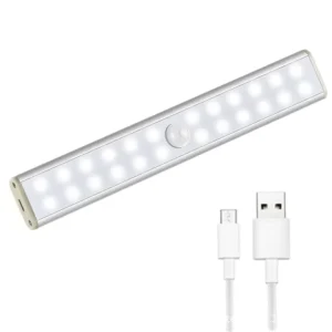 Rechargeable Wireless Touch-Dimming LED Under-Cabinet Motion Sensor Light Set with Remote